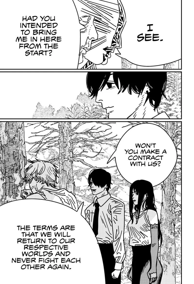 Chainsaw Man Manga Chapter 190 page 9 - To Their Respective Worlds scene