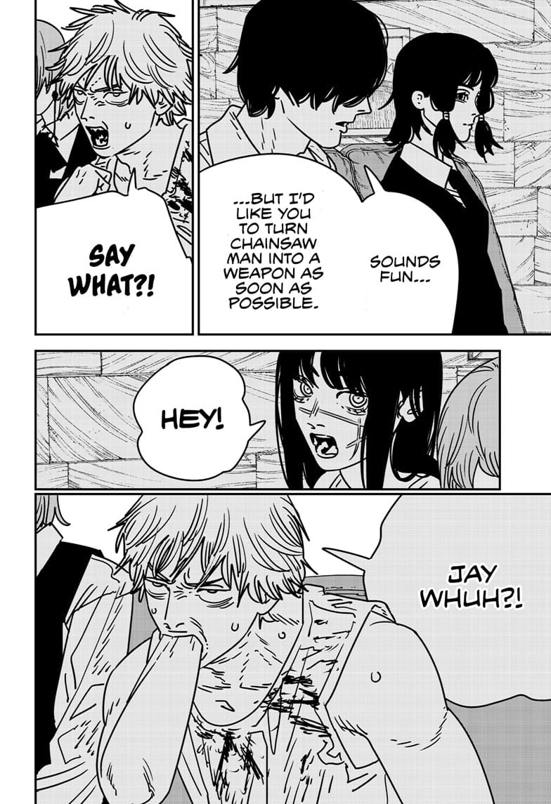 Chainsaw Man Manga Chapter 191 page 10 - Cuz I'm a Devil scene