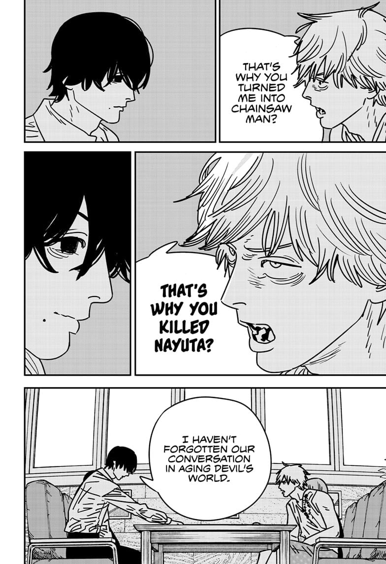 Chainsaw Man Manga Chapter 191 page 12 - Cuz I'm a Devil scene