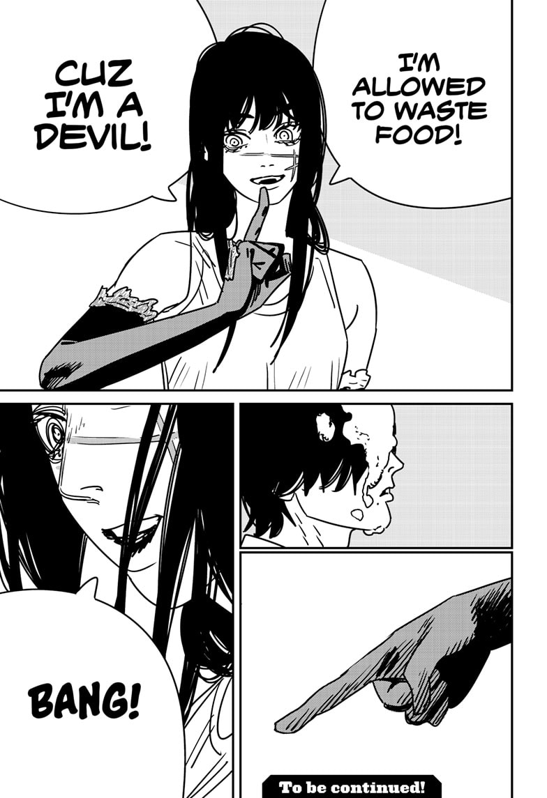 Chainsaw Man Manga Chapter 191 page 17 - Cuz I'm a Devil scene