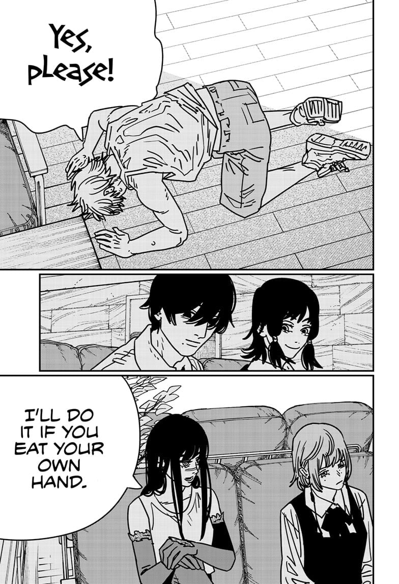 Chainsaw Man Manga Chapter 191 page 7 - Cuz I'm a Devil scene