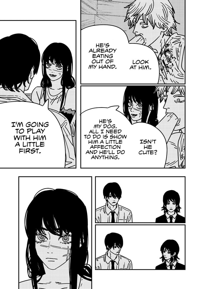 Chainsaw Man Manga Chapter 191 page 9 - Cuz I'm a Devil scene
