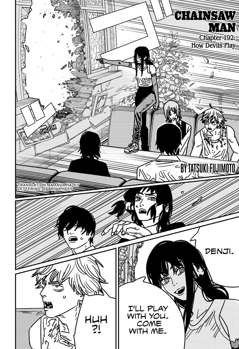 Chainsaw Man Manga Chapter 192 page 1 - How Devils Play scene