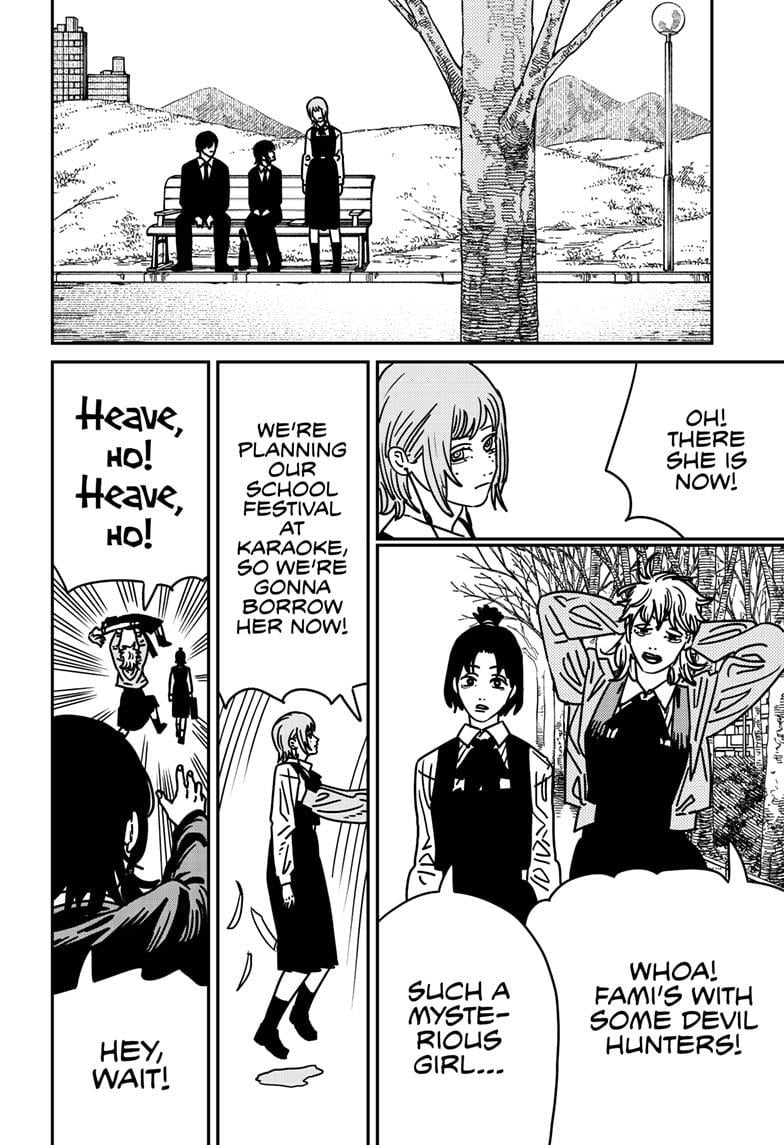 Chainsaw Man Manga Chapter 194 page 12 - Fun School Festival scene