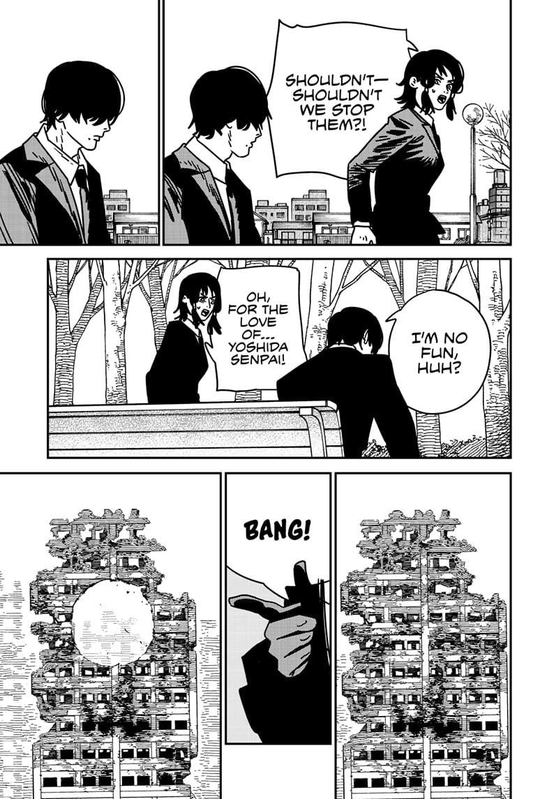 Chainsaw Man Manga Chapter 194 page 13 - Fun School Festival scene