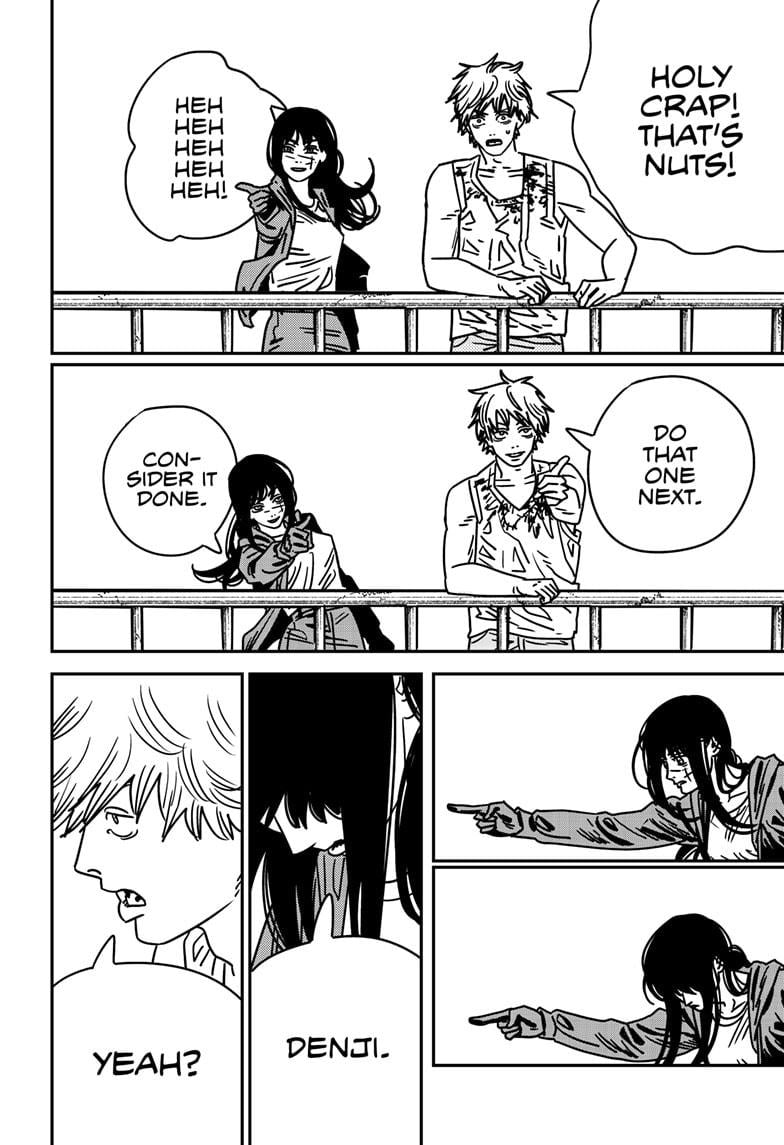 Chainsaw Man Manga Chapter 194 page 14 - Fun School Festival scene