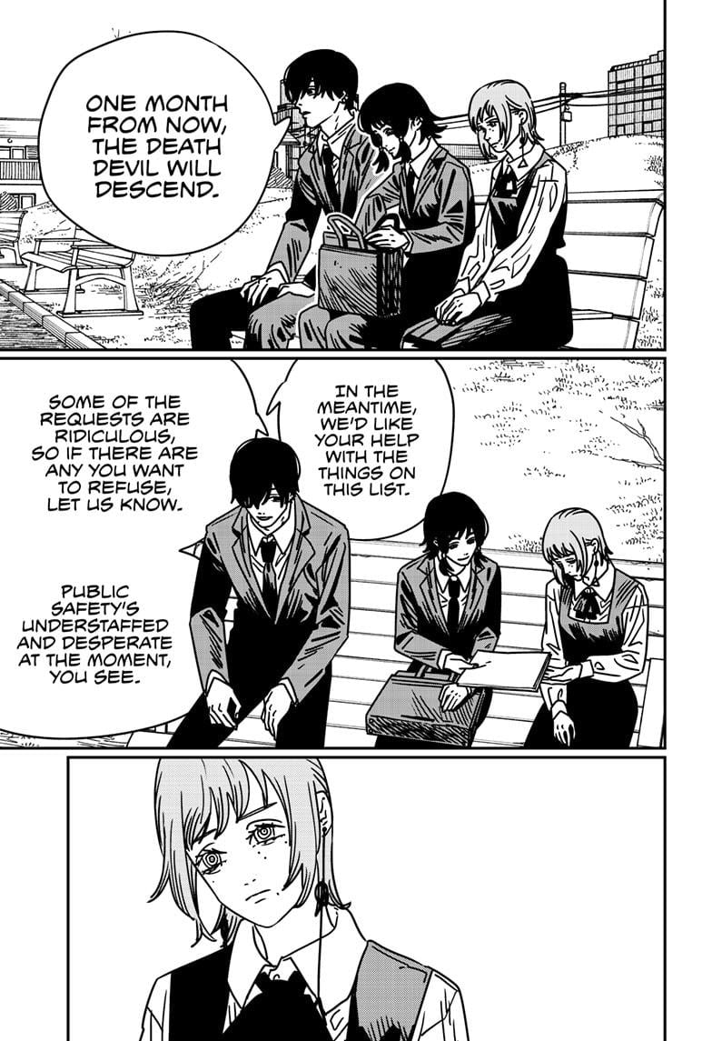 Chainsaw Man Manga Chapter 194 page 7 - Fun School Festival scene