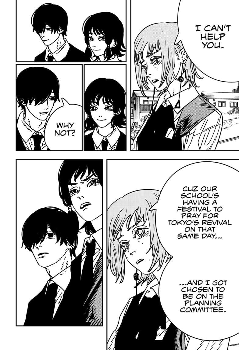 Chainsaw Man Manga Chapter 194 page 8 - Fun School Festival scene