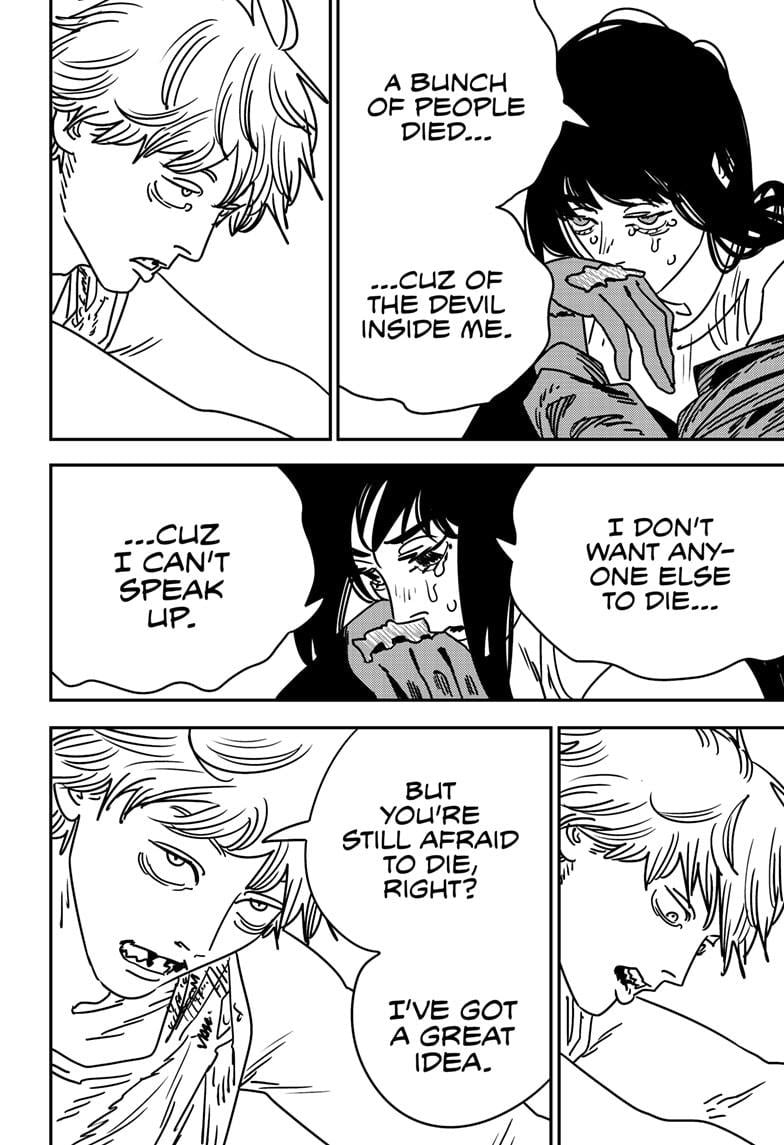 Chainsaw Man Manga Chapter 195 page 11 - Kill Me Tears scene