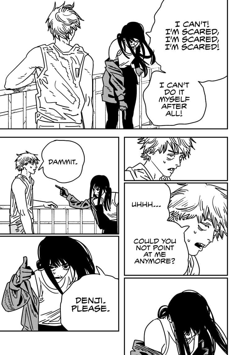 Chainsaw Man Manga Chapter 195 page 2 - Kill Me Tears scene