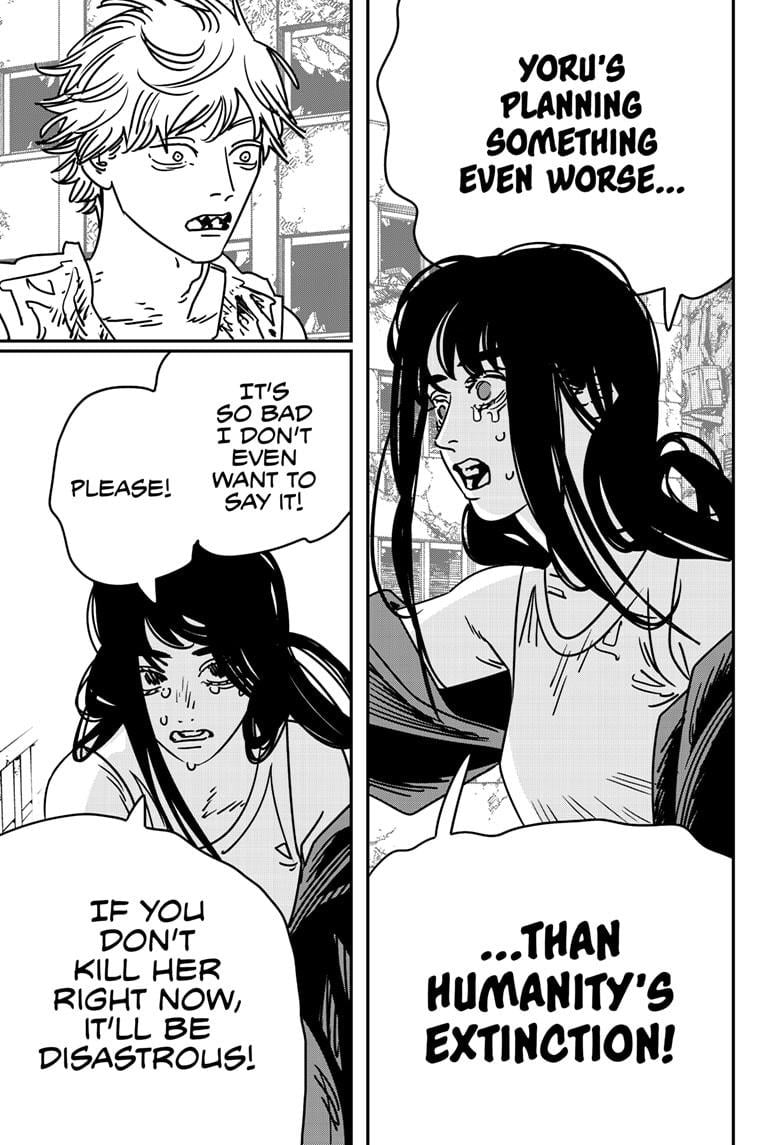 Chainsaw Man Manga Chapter 195 page 4 - Kill Me Tears scene