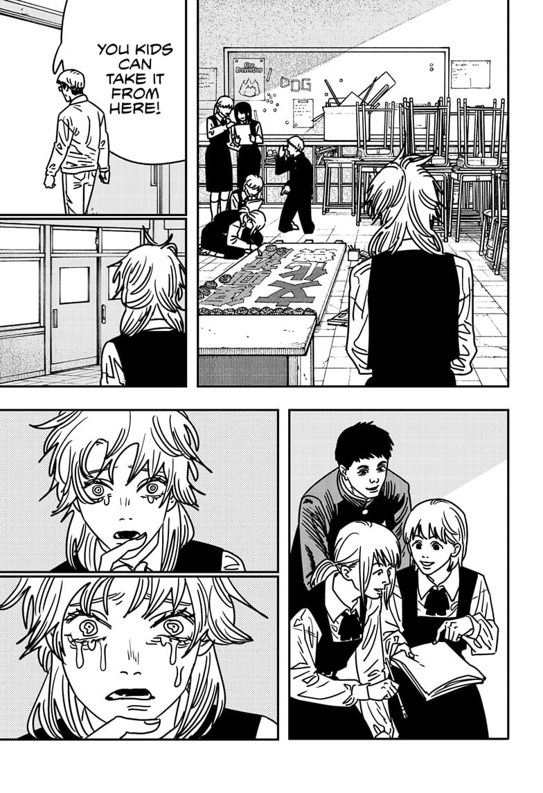 Chainsaw Man Manga Chapter 196 page 2 - Chainsaw Man to the Rescue! scene