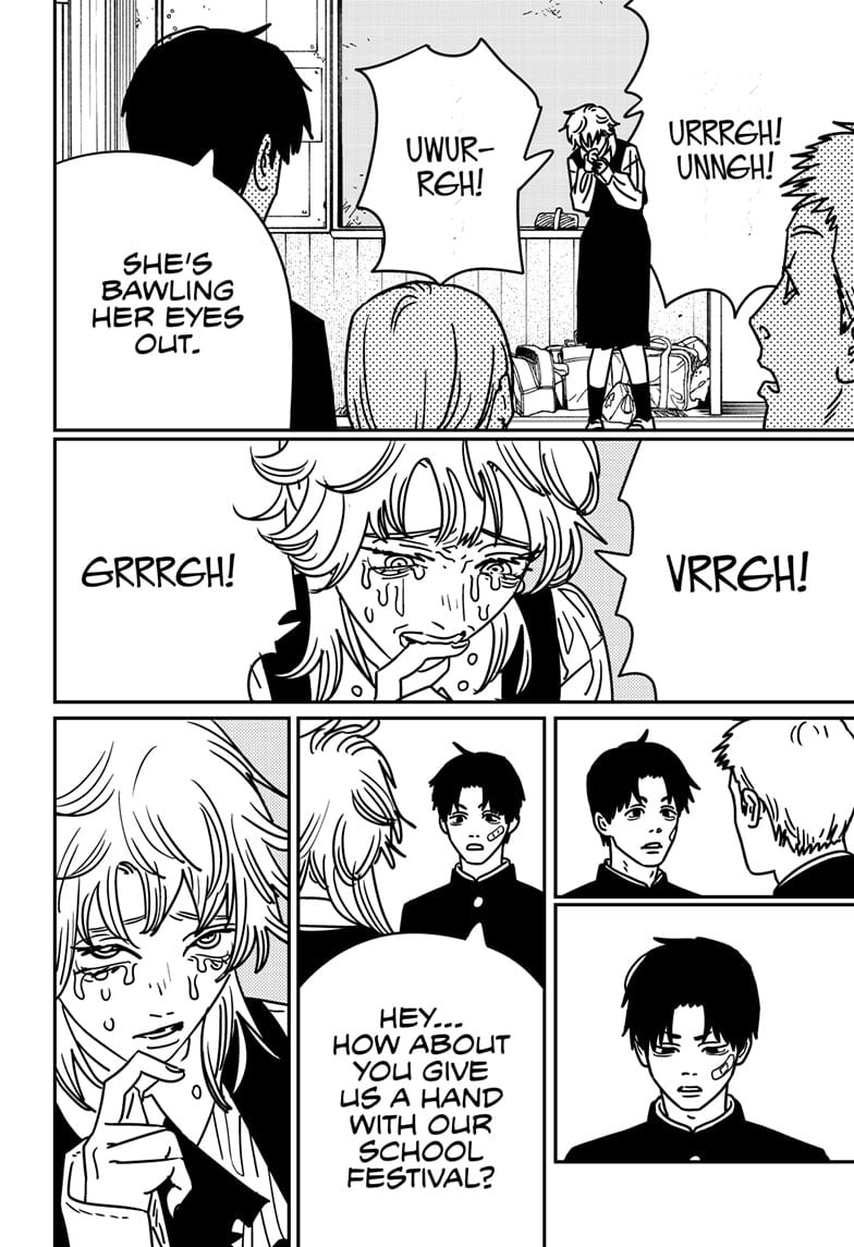 Chainsaw Man Manga Chapter 196 page 3 - Chainsaw Man to the Rescue! scene