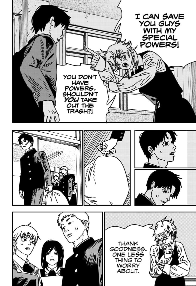 Chainsaw Man Manga Chapter 196 page 5 - Chainsaw Man to the Rescue! scene