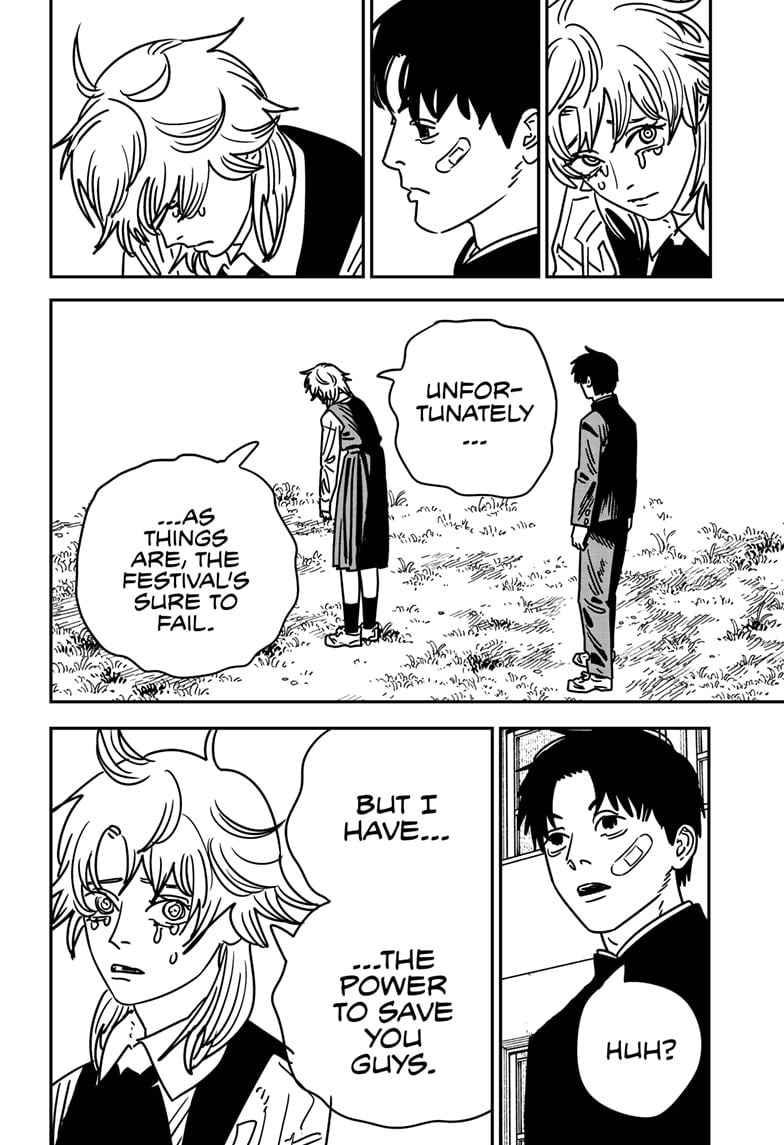 Chainsaw Man Manga Chapter 196 page 9 - Chainsaw Man to the Rescue! scene