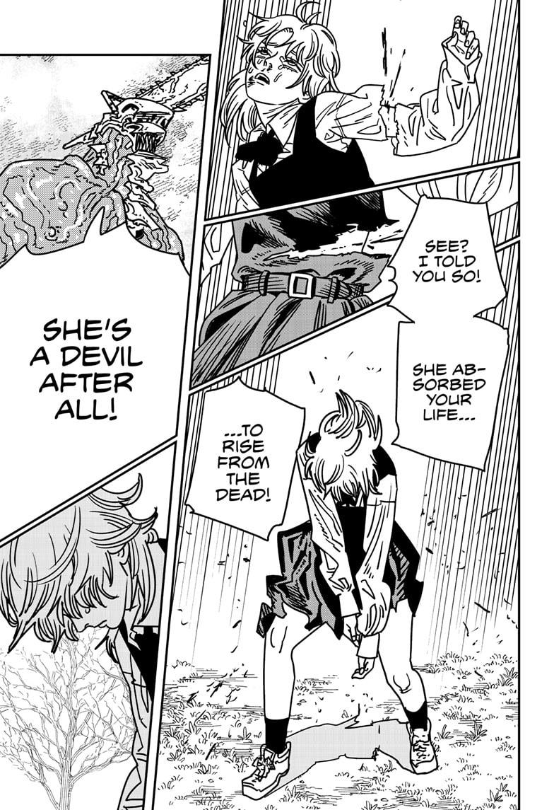 Chainsaw Man Manga Chapter 197 page 11 - 3 Seconds scene