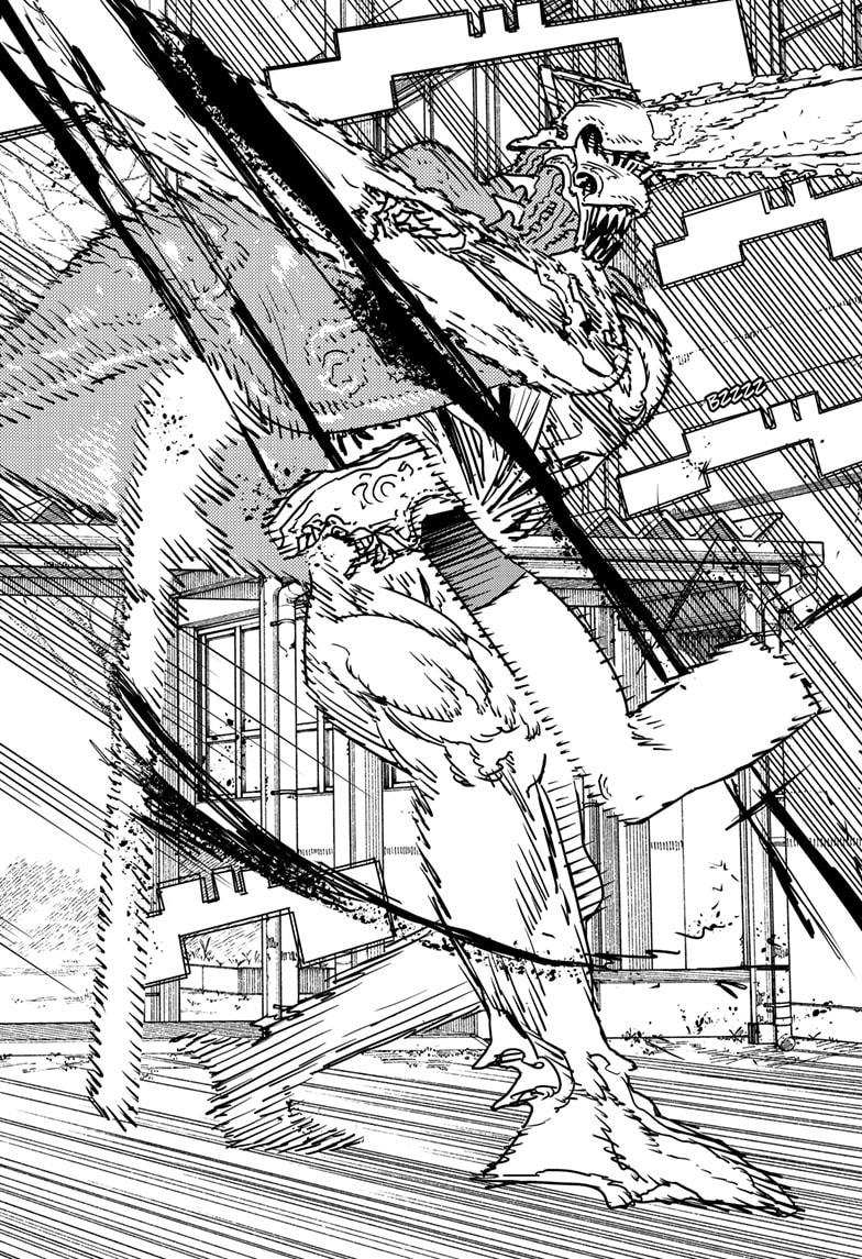 Chainsaw Man Manga Chapter 197 page 4 - 3 Seconds scene