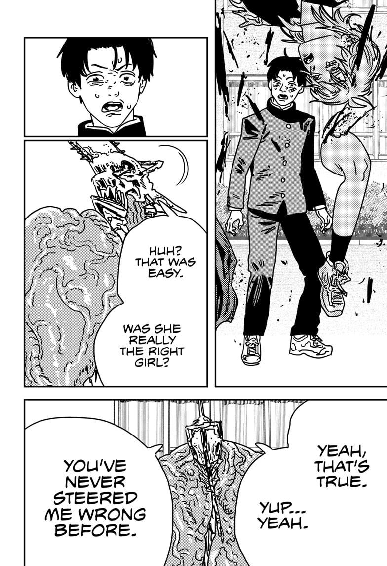 Chainsaw Man Manga Chapter 197 page 6 - 3 Seconds scene