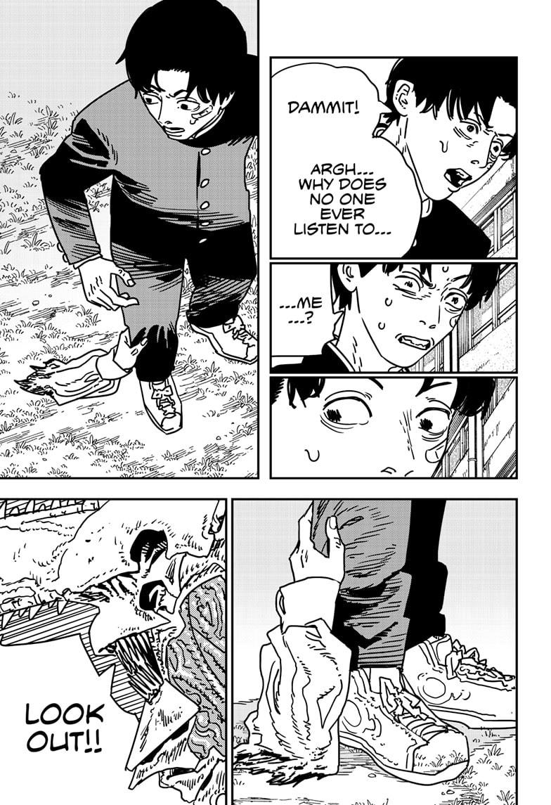 Chainsaw Man Manga Chapter 197 page 9 - 3 Seconds scene