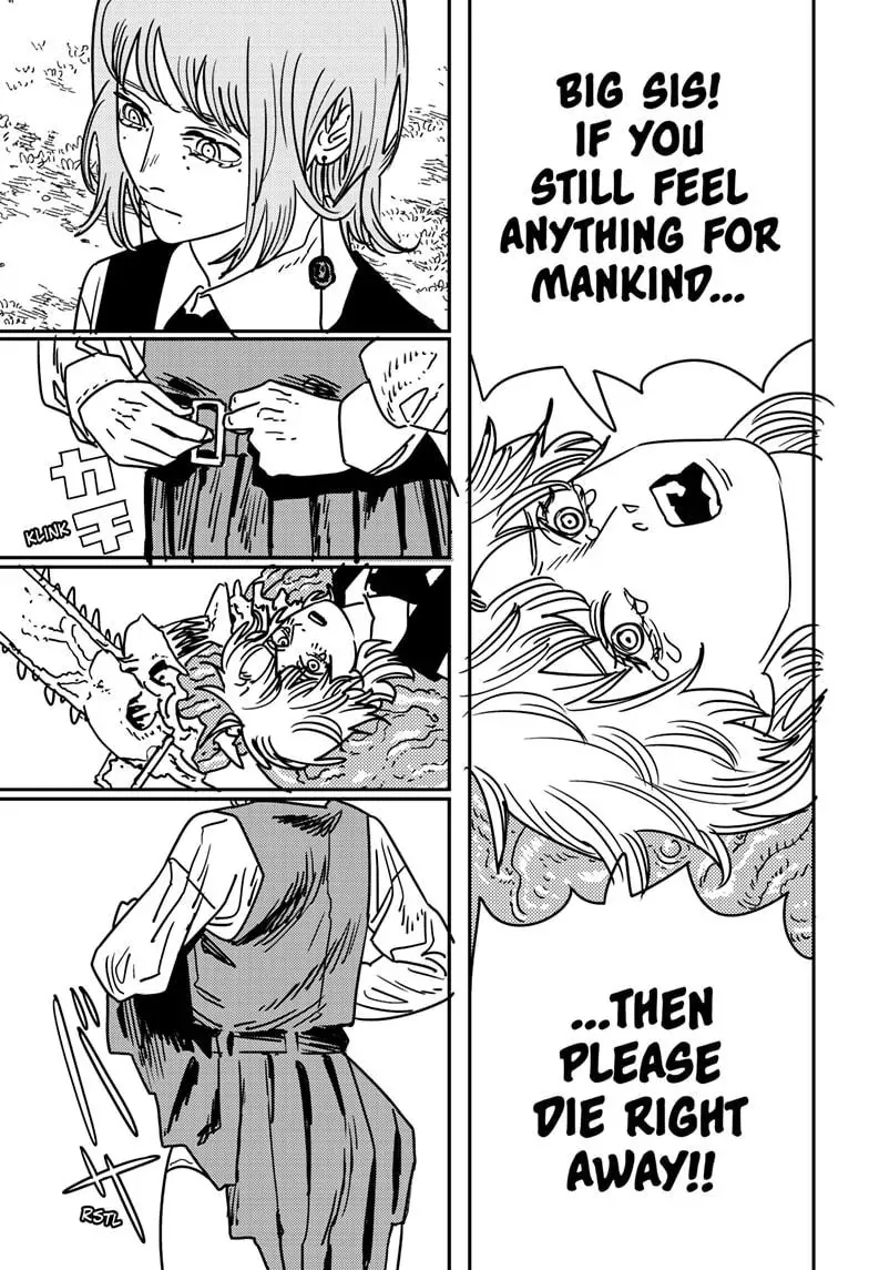 Chainsaw Man Manga Chapter 198 page 14 - It's Fami! scene