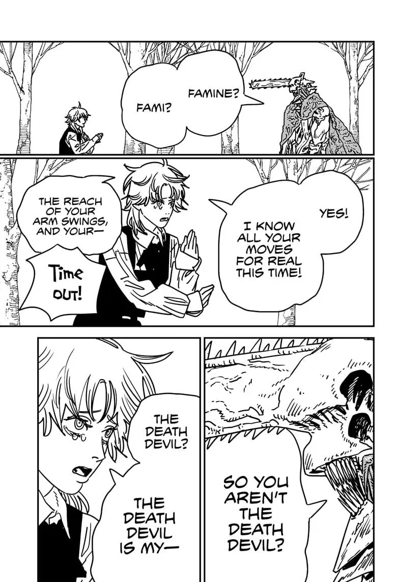 Chainsaw Man Manga Chapter 198 page 8 - It's Fami! scene