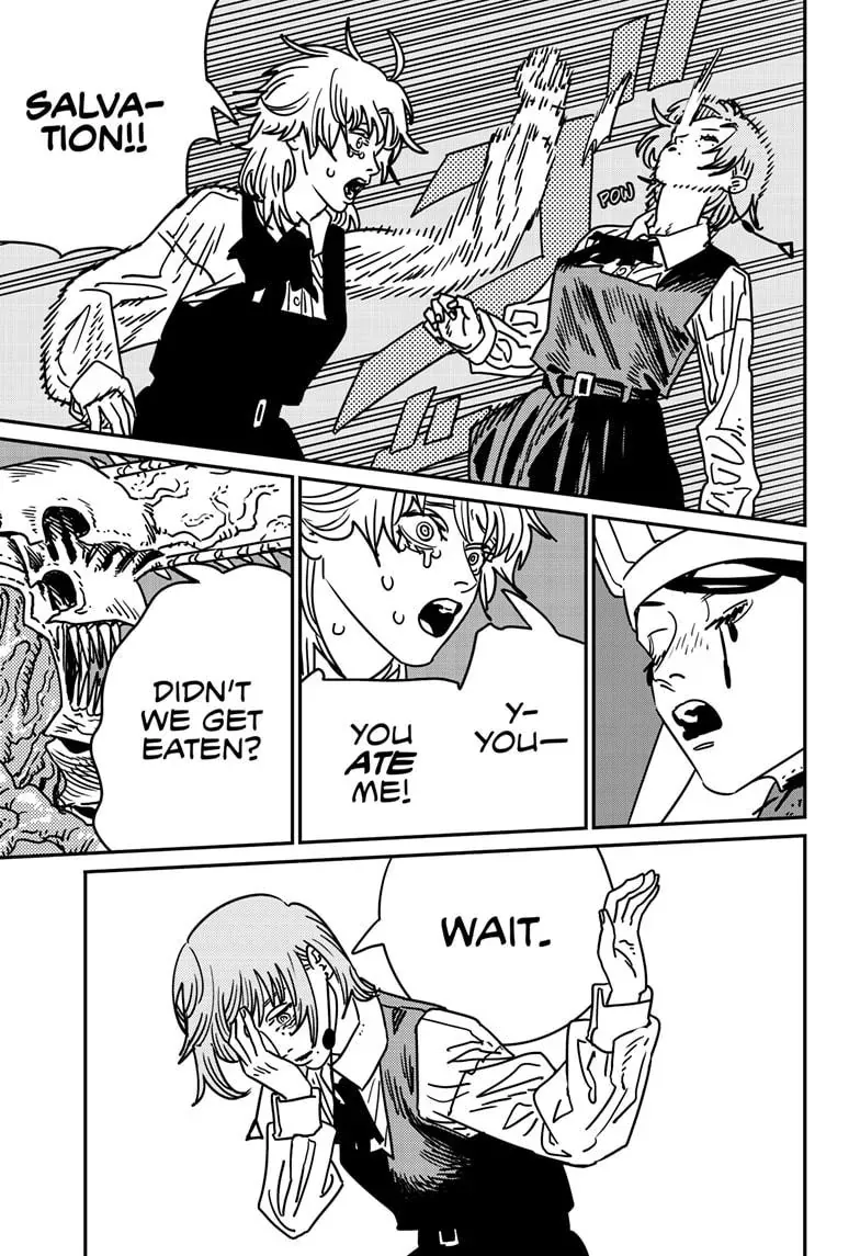 Chainsaw Man Manga Chapter 199 page 13 - Enjoy Your Food scene