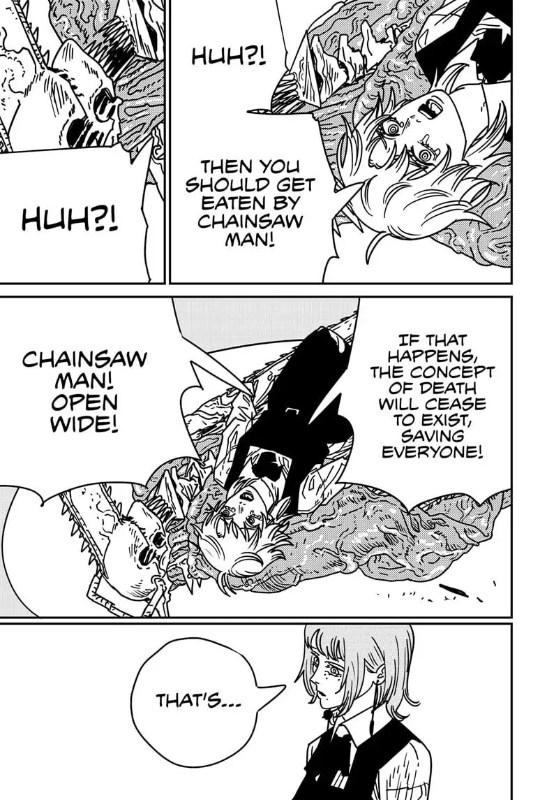 Chainsaw Man Manga Chapter 199 page 3 - Enjoy Your Food scene