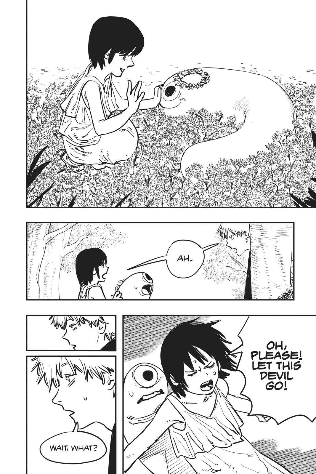 Chainsaw Man Manga Chapter 2 page 10 - The Place Where Pochita Is scene
