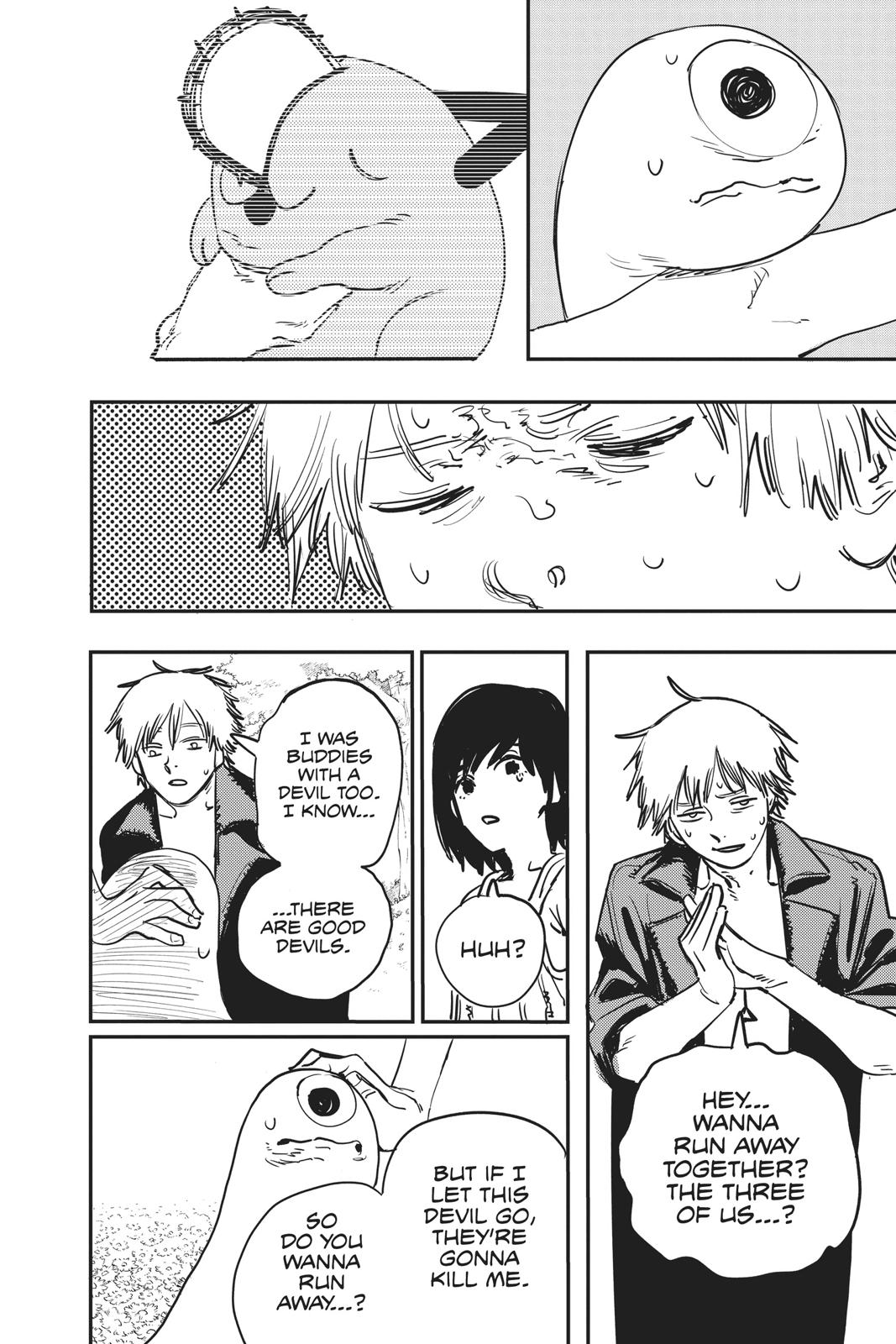 Chainsaw Man Manga Chapter 2 page 12 - The Place Where Pochita Is scene