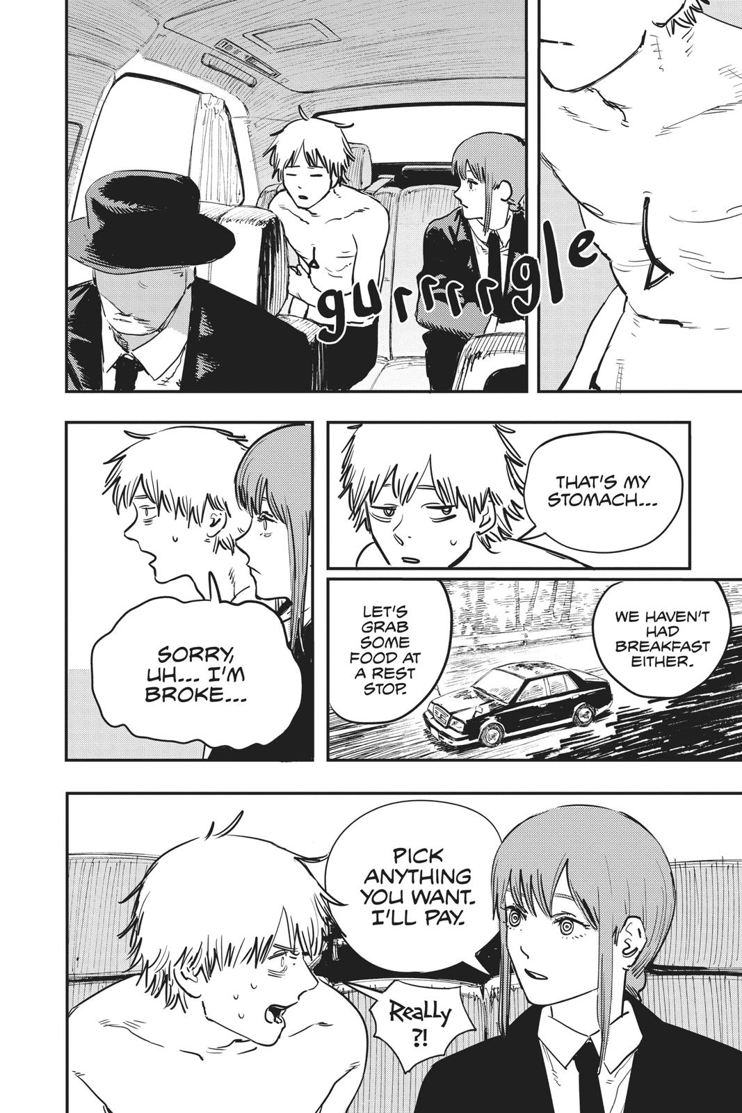 Chainsaw Man Manga Chapter 2 page 2 - The Place Where Pochita Is scene