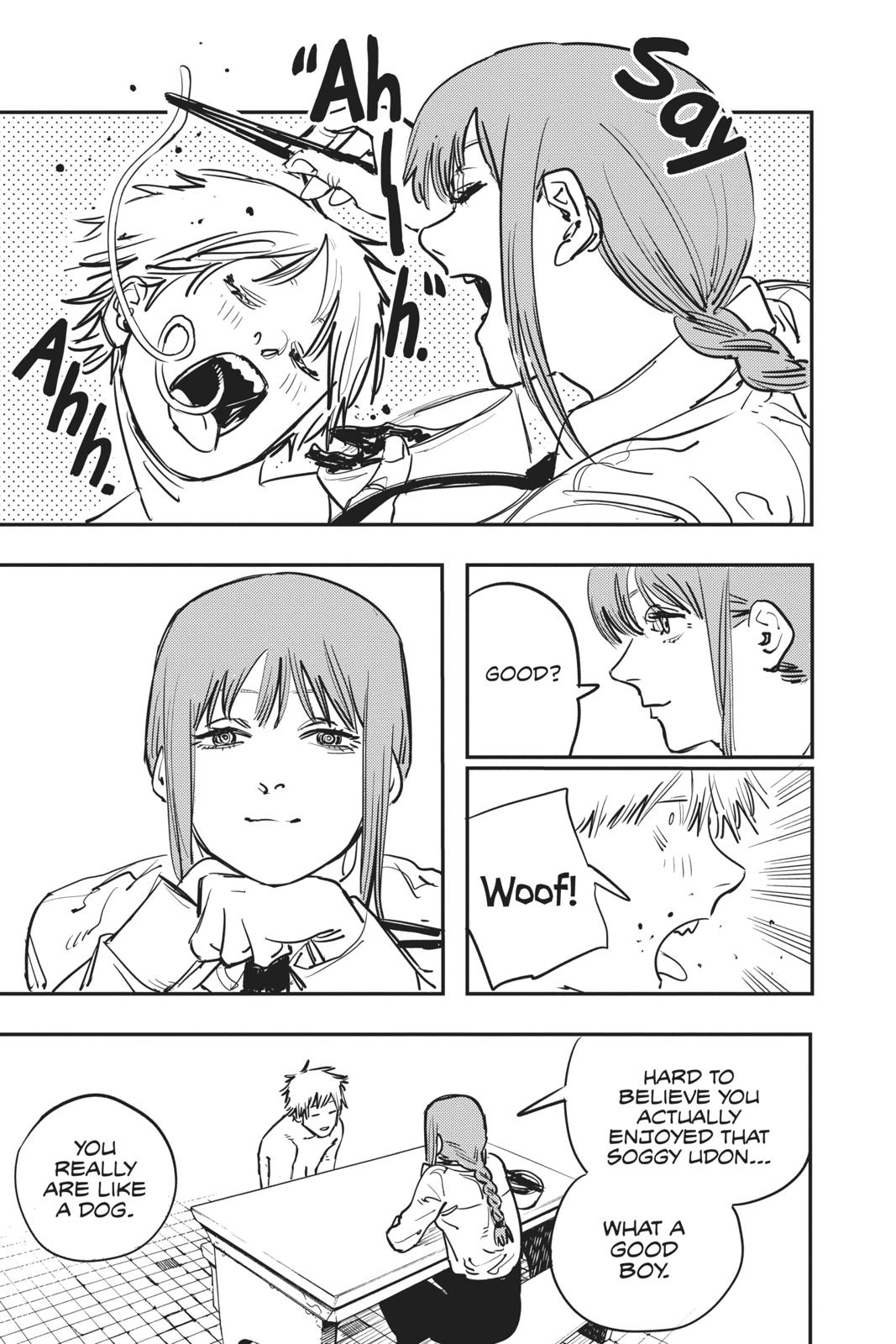 Chainsaw Man Manga Chapter 2 page 23 - The Place Where Pochita Is scene