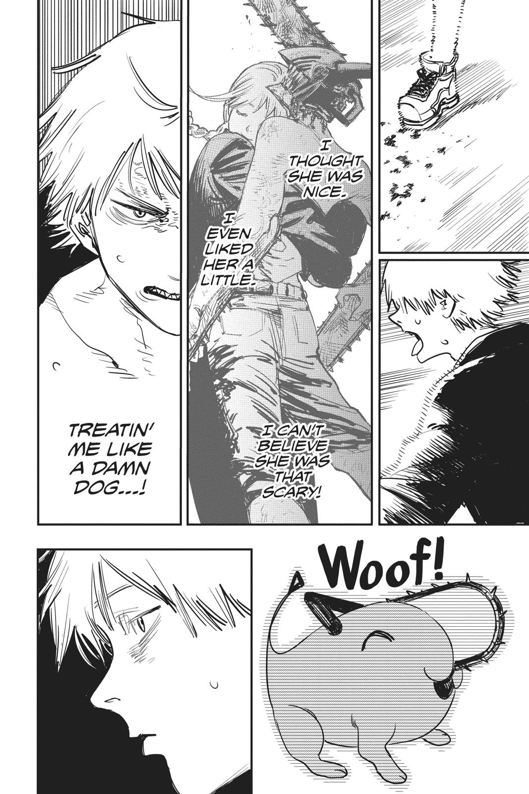 Chainsaw Man Manga Chapter 2 page 8 - The Place Where Pochita Is scene