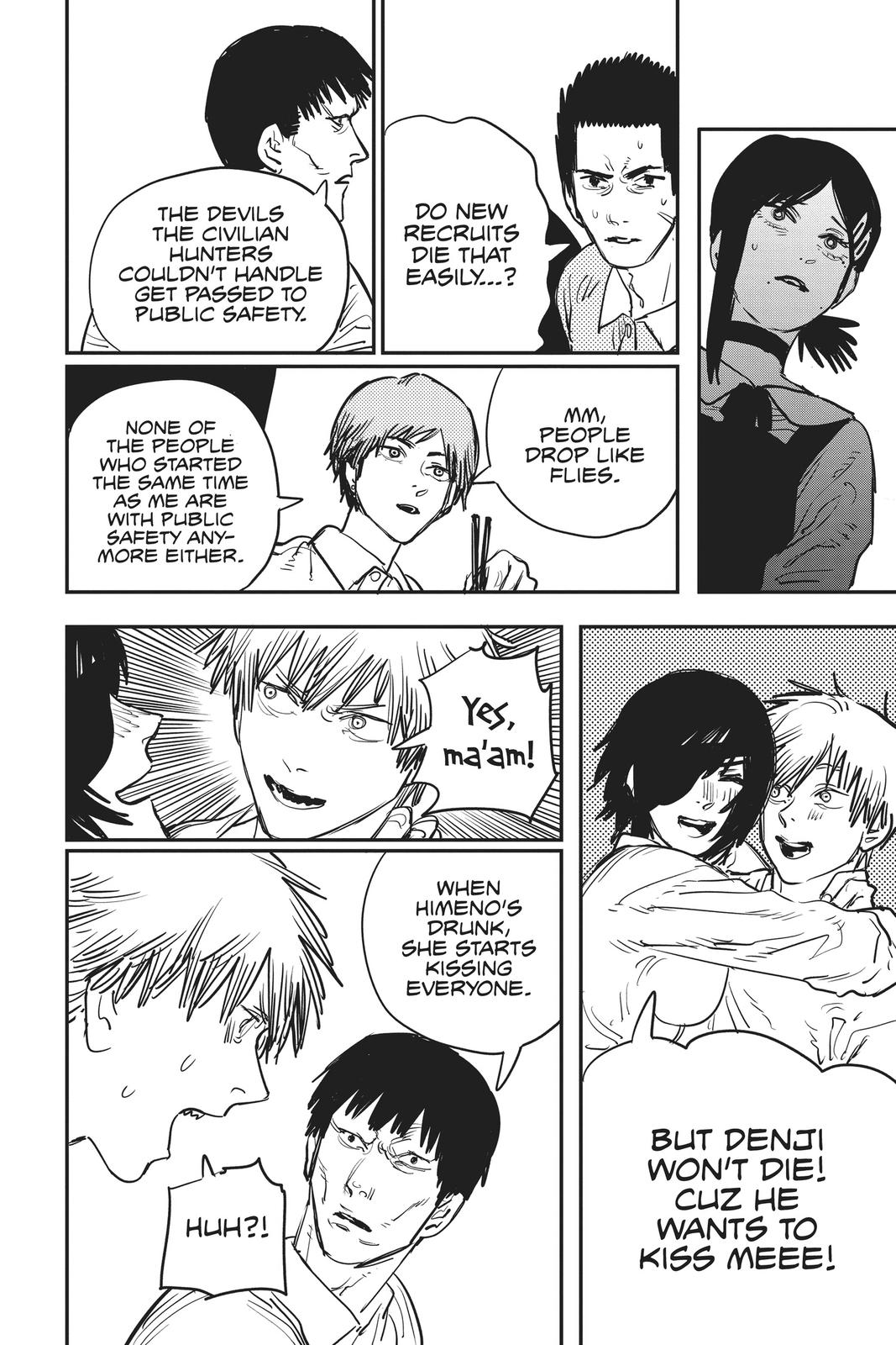 Chainsaw Man Manga Chapter 20 page 15 - Drinking scene