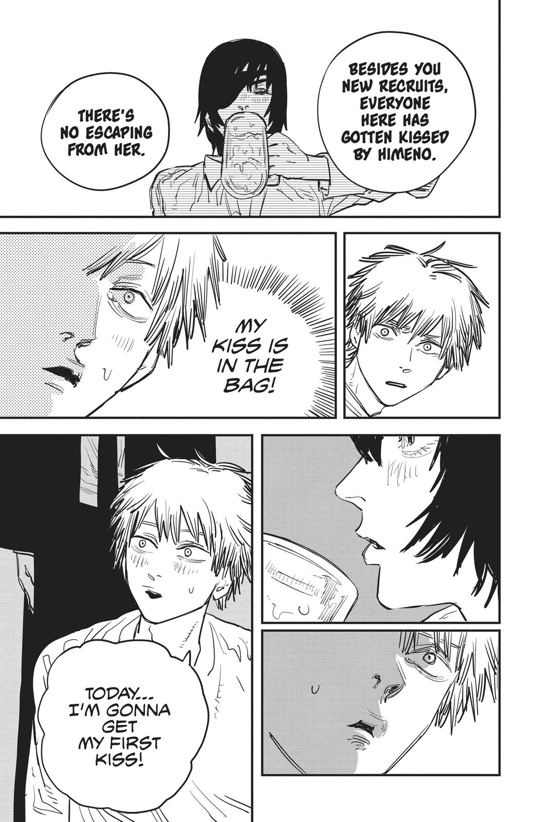 Chainsaw Man Manga Chapter 20 page 16 - Drinking scene