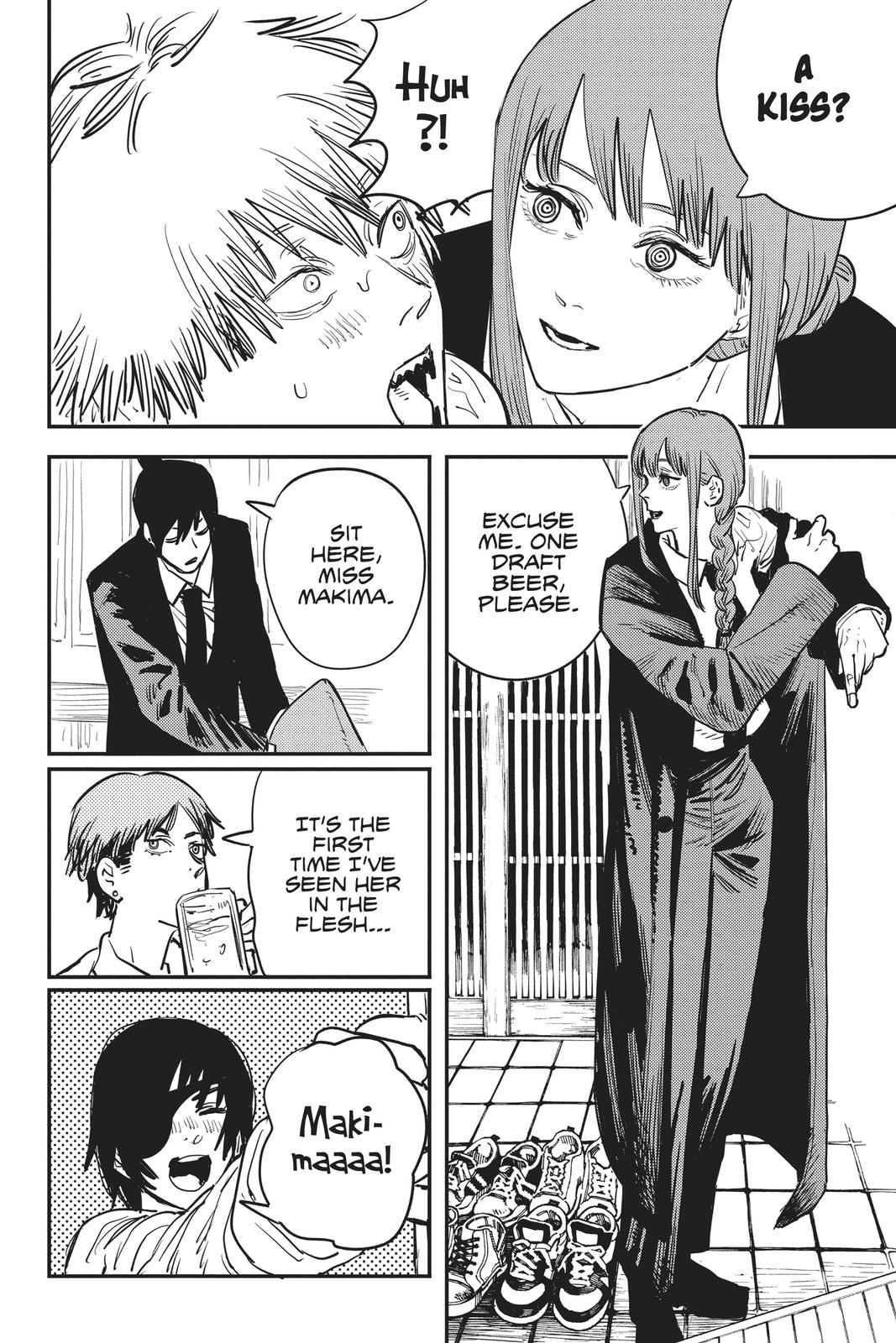 Chainsaw Man Manga Chapter 20 page 17 - Drinking scene