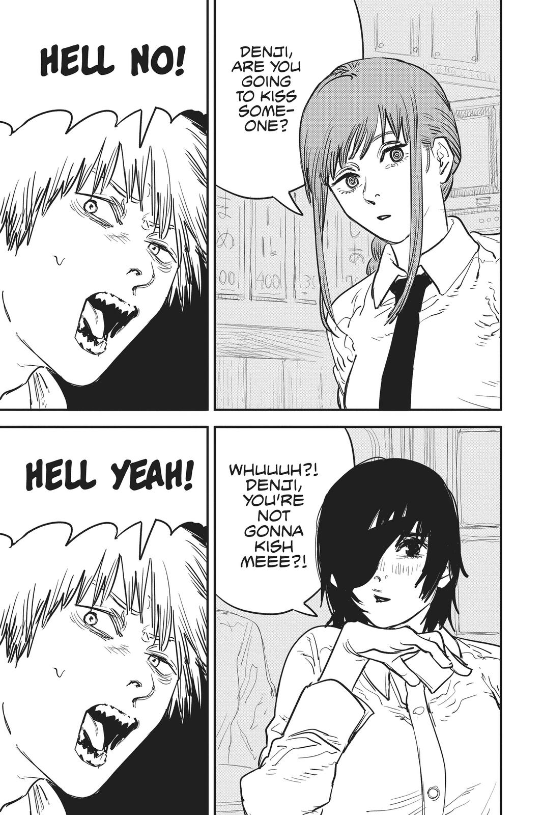 Chainsaw Man Manga Chapter 20 page 18 - Drinking scene