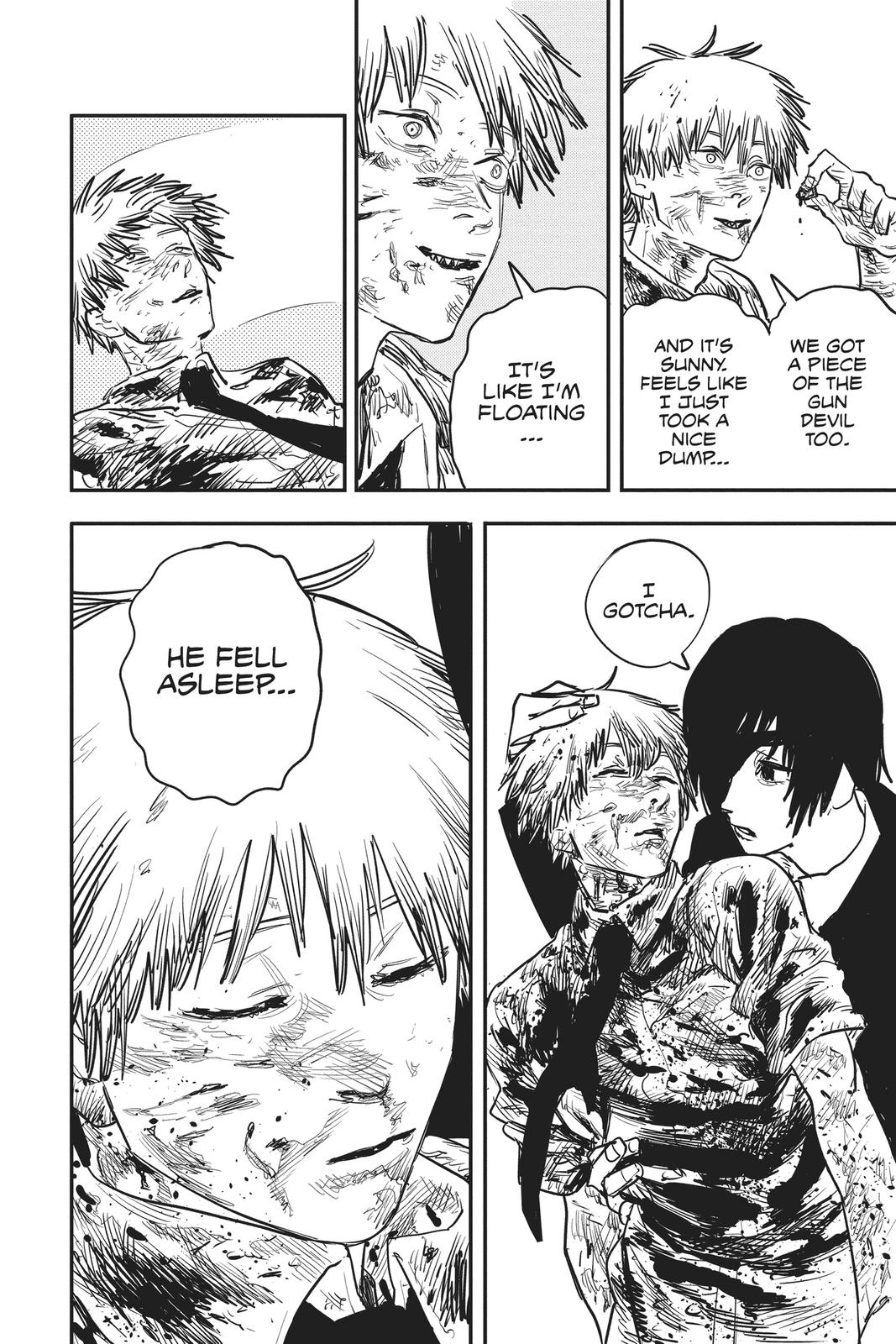 Chainsaw Man Manga Chapter 20 page 2 - Drinking scene