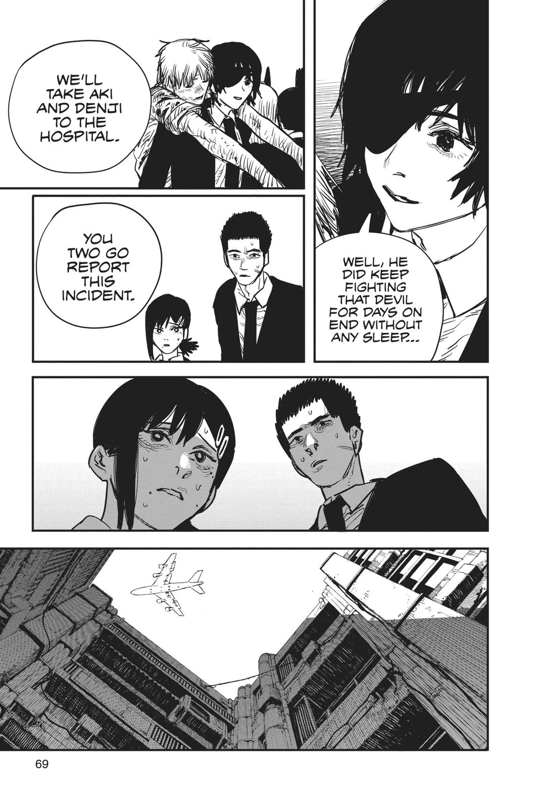 Chainsaw Man Manga Chapter 20 page 3 - Drinking scene