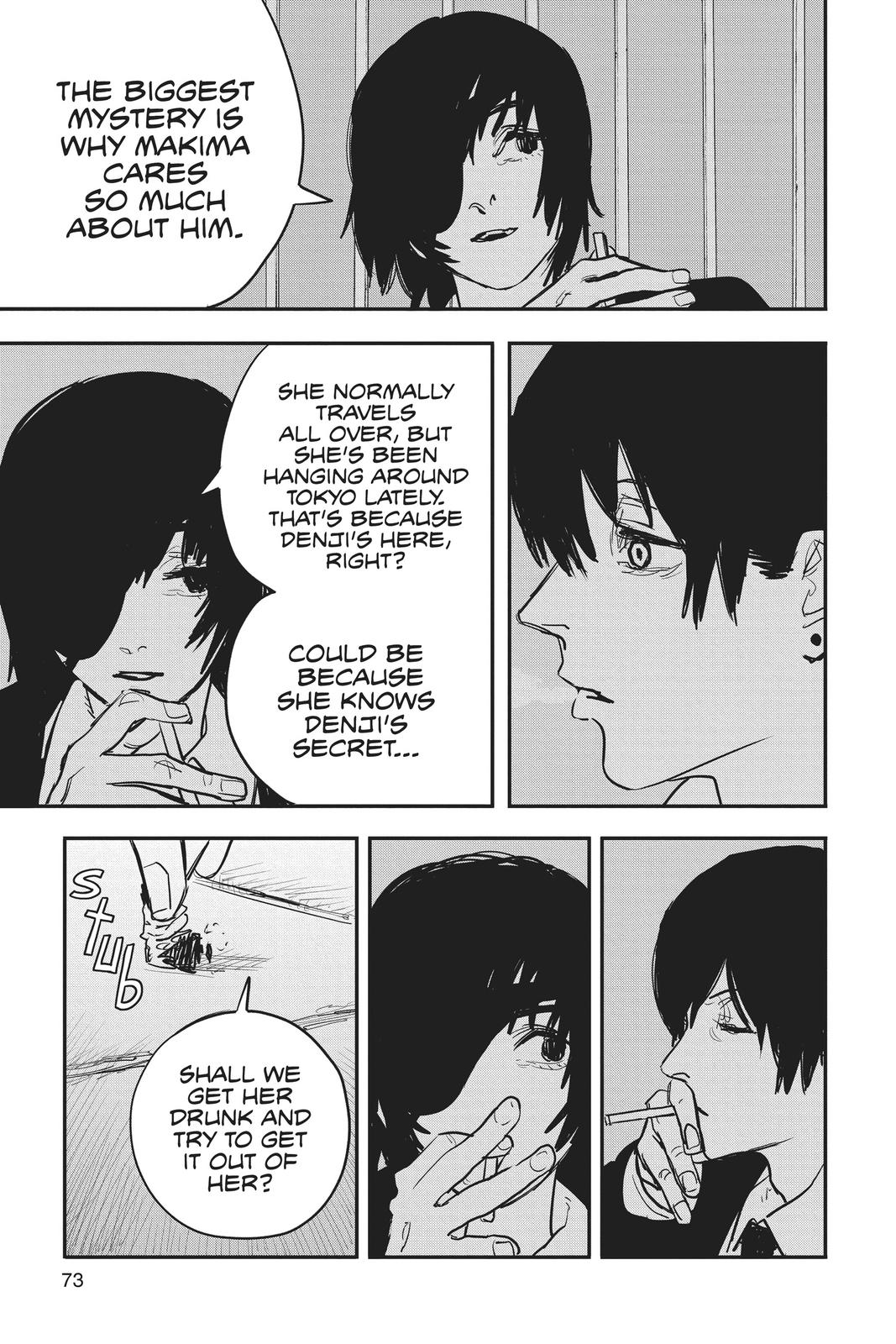 Chainsaw Man Manga Chapter 20 page 7 - Drinking scene