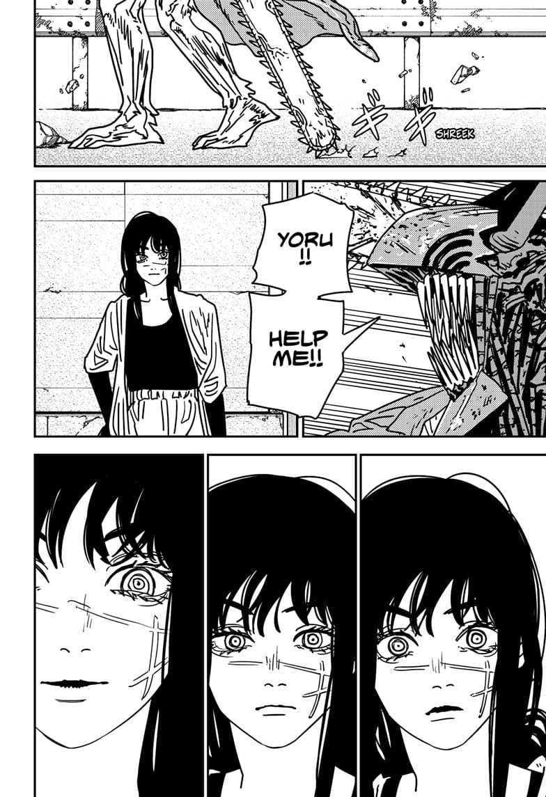 Chainsaw Man Manga Chapter 201 page 11 - Terror Looks Like This! scene