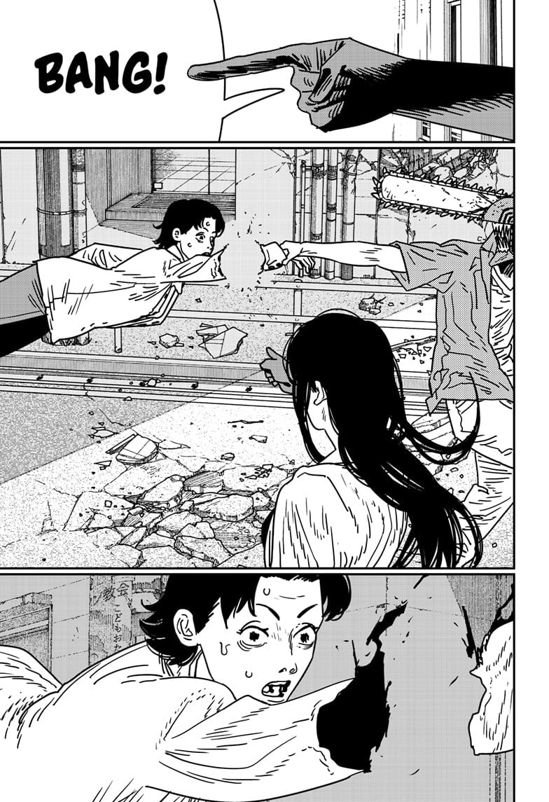 Chainsaw Man Manga Chapter 201 page 12 - Terror Looks Like This! scene