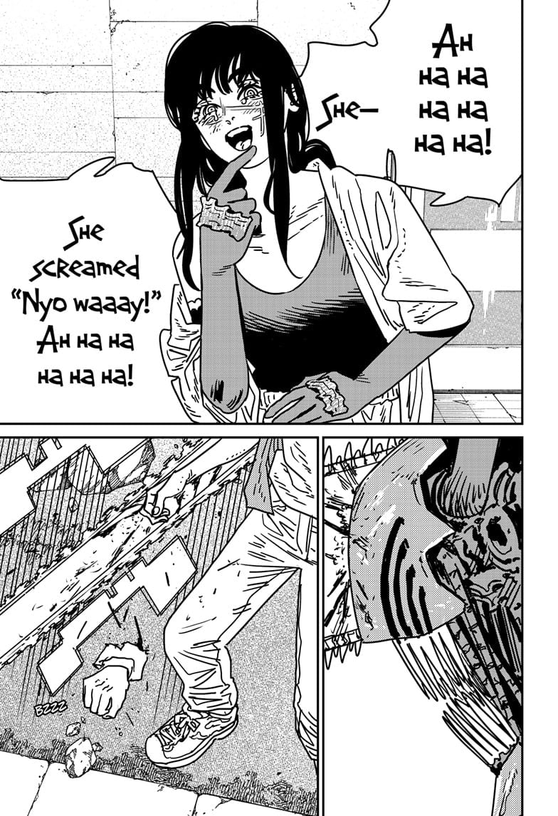 Chainsaw Man Manga Chapter 201 page 14 - Terror Looks Like This! scene