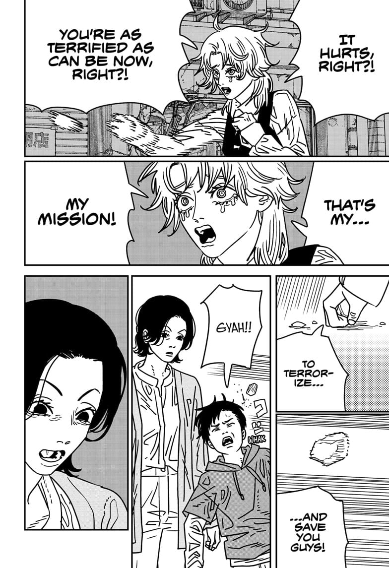 Chainsaw Man Manga Chapter 201 page 3 - Terror Looks Like This! scene