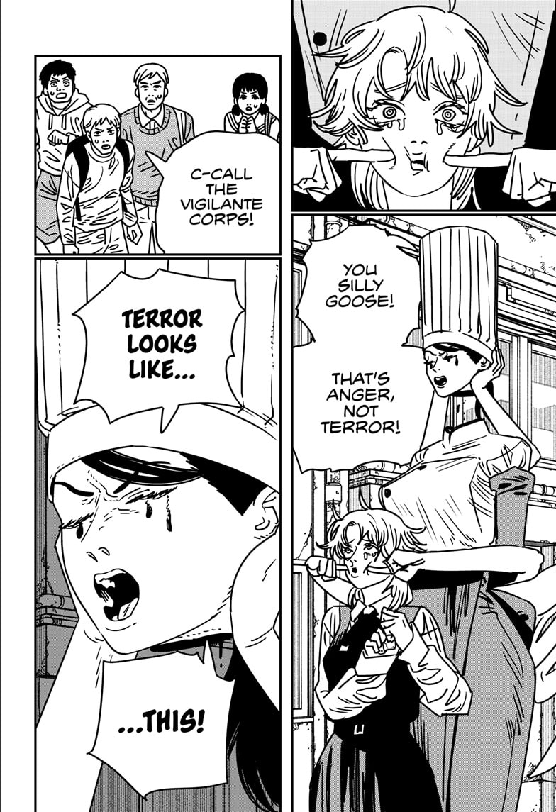 Chainsaw Man Manga Chapter 201 page 5 - Terror Looks Like This! scene