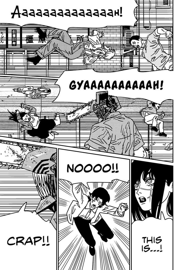 Chainsaw Man Manga Chapter 201 page 8 - Terror Looks Like This! scene