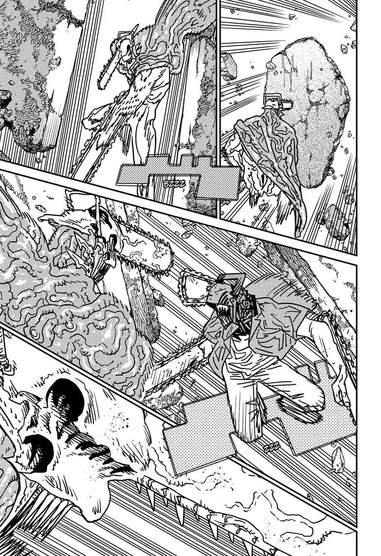 Chainsaw Man Manga Chapter 202 page 3 - Devil Combination scene