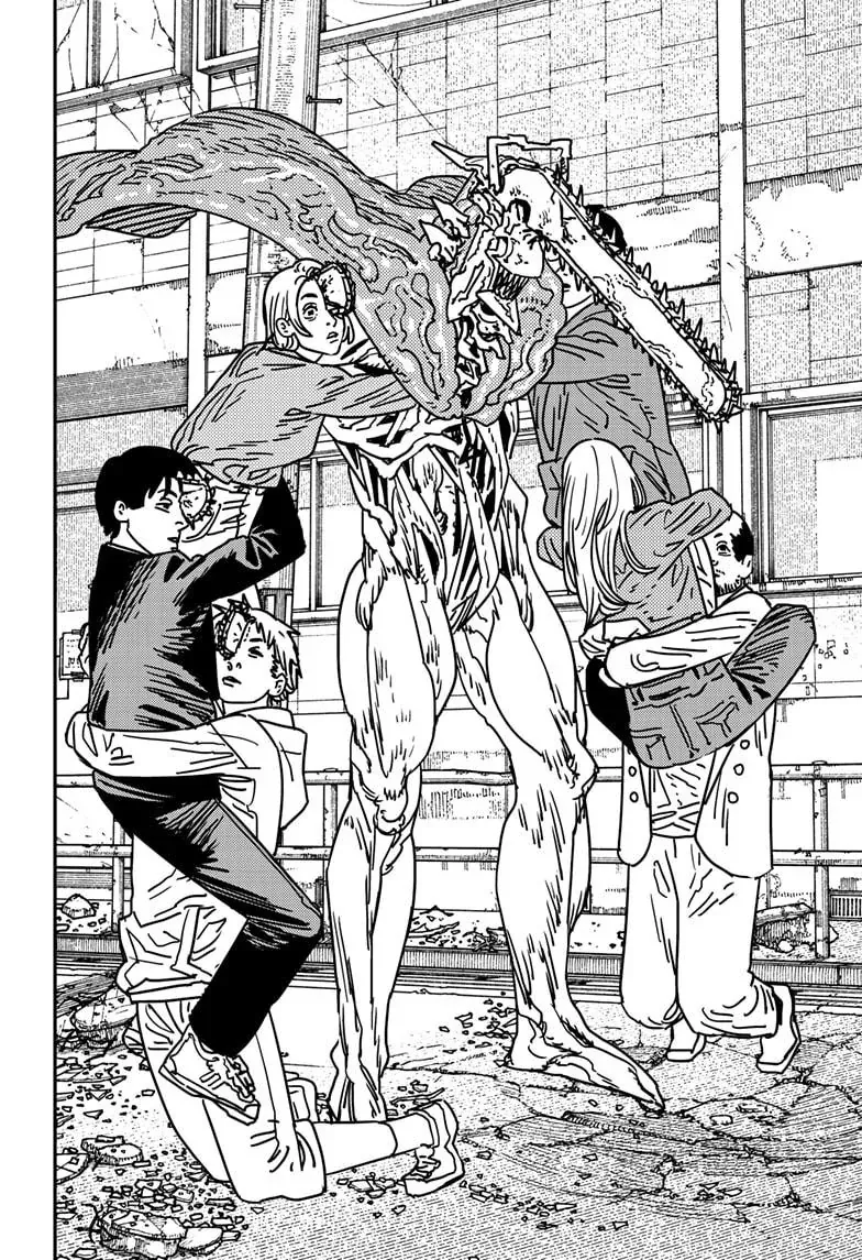 Chainsaw Man Manga Chapter 202 page 8 - Devil Combination scene