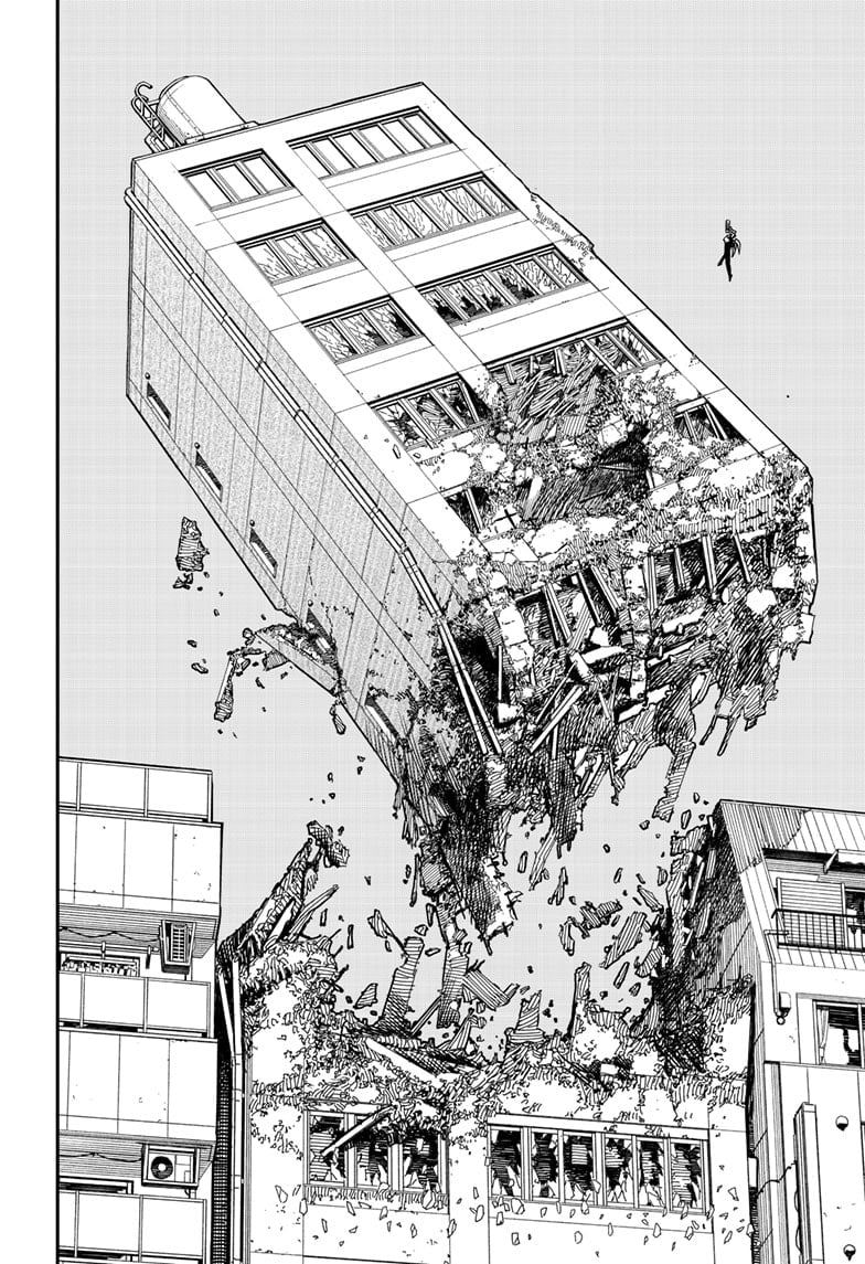 Chainsaw Man Manga Chapter 203 page 13 - Human Shield scene