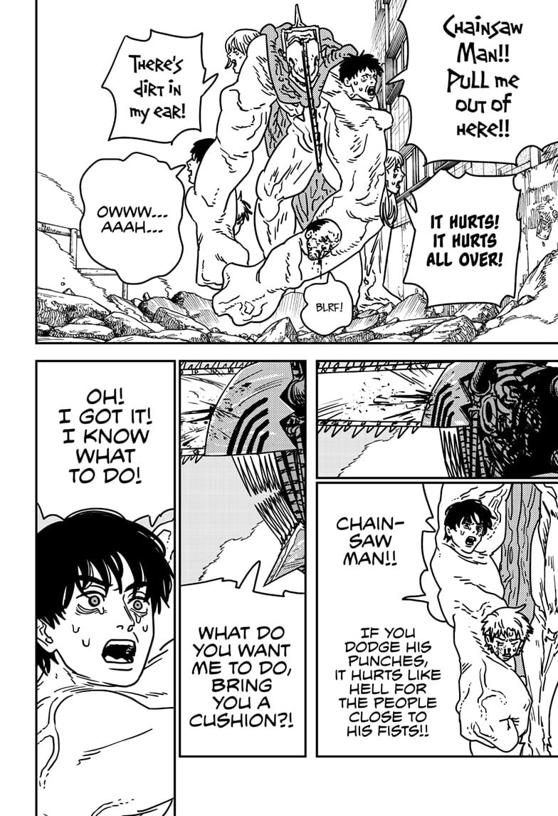 Chainsaw Man Manga Chapter 203 page 3 - Human Shield scene