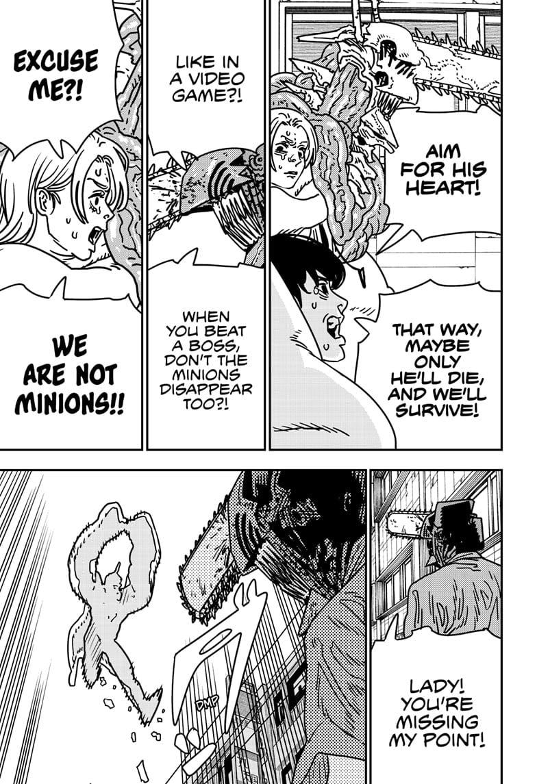 Chainsaw Man Manga Chapter 203 page 4 - Human Shield scene
